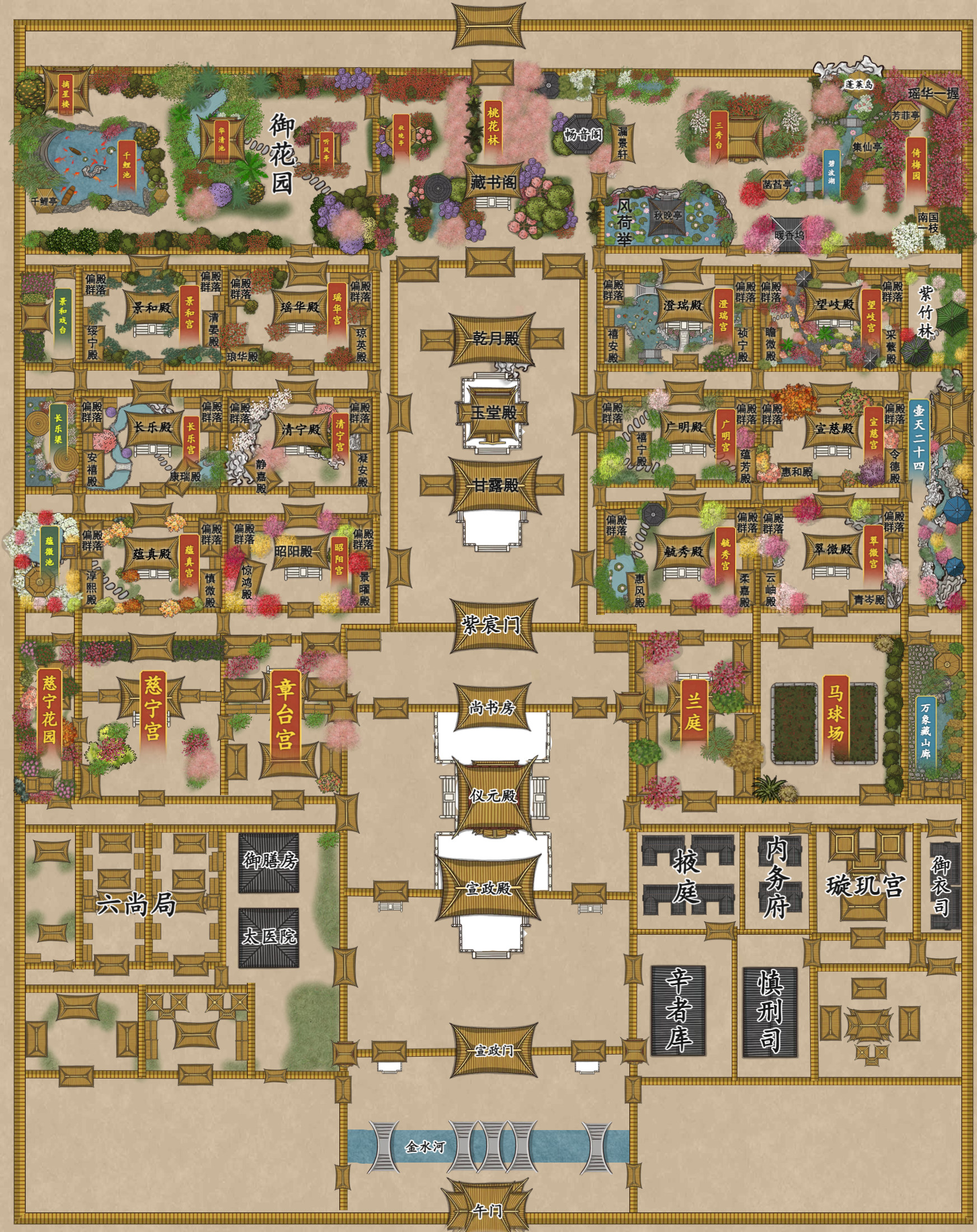 宫群地图